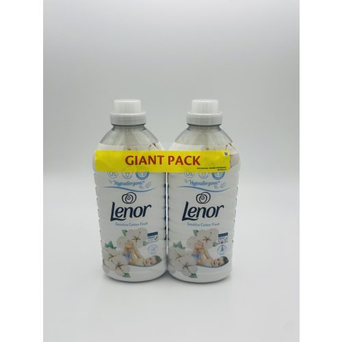 Lenor öblítő duopack 2x48 mosás 2x1,2 l Sensitive Cotton Fresh