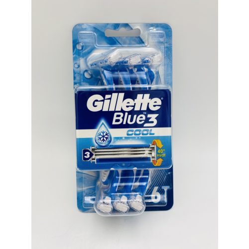 Gillette eldobható borotva 6 db Blue 3 Cool