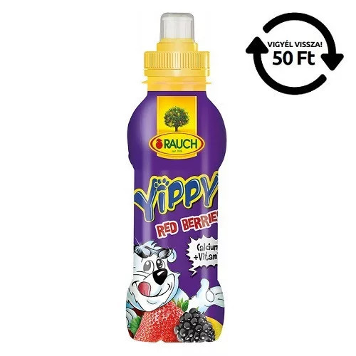  RAUCH Yippy Red Berry 0,33l PET - DRS