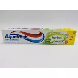 Aquafresh fogkrém 125 ml Triple Protection Herbal