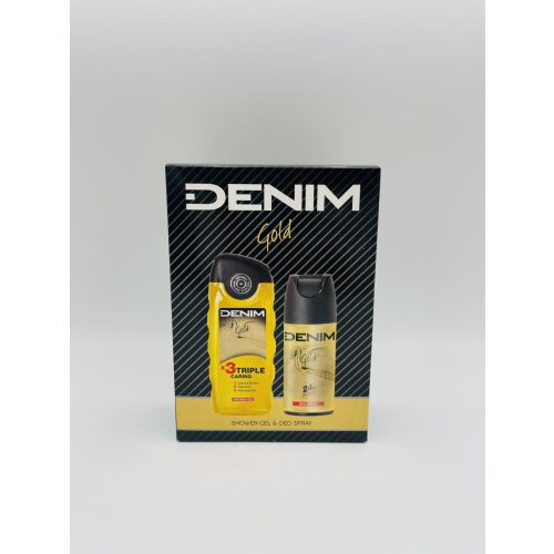 Denim ajándékcsomag Gold tusfürdő 250 ml+deo 150 ml 