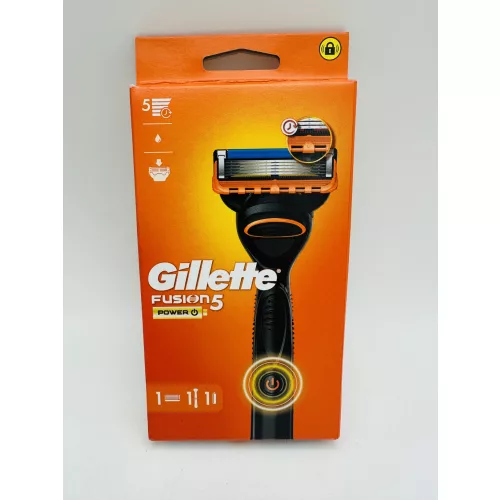 Gillette készülék+borotvabetét+elem Fusion Power 