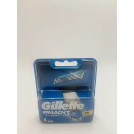 Gillette borotvabetét 4 db Mach3 Turbo 