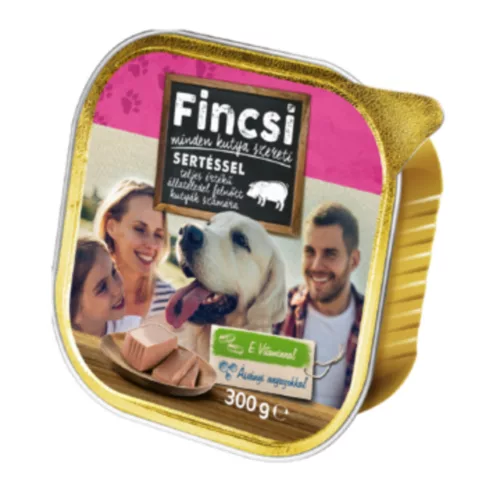 FINCSI KUTYAELEDEL 300G SERTÉS