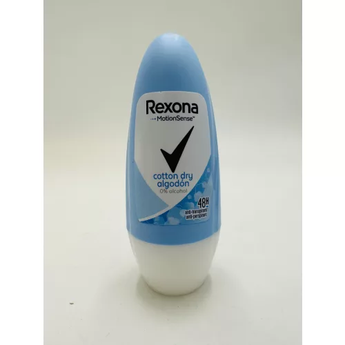 Rexona roll-on 50 ml Cotton Dry 0% Alcohol