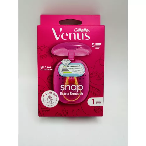 Gillette készülék+borotvabetét női Venus Snap with Embrace/Extra Smooth