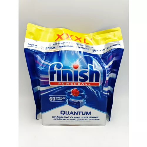 Finish mosogató tabletta 60 mosás 60 db Quantum All in 1 Regular