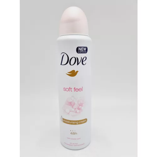 Dove dezodor 150 ml Soft Feel Peony&Amber 0% Alcohol