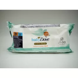   Dove Baby törlőkendő 50 db Sensitive Fragrance Free Moisture