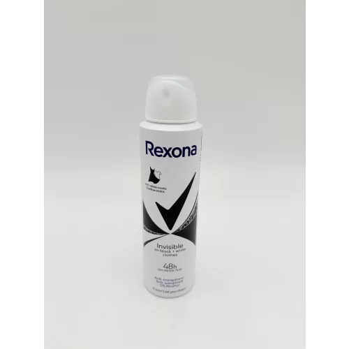 Rexona dezodor 150 ml Invisible B&W Clothes
