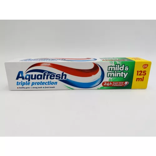 Aquafresh fogkrém 125 ml Triple Protection Mild&Minty