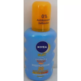 Nivea naptej pumpás FF 20 200 ml SUN Protect&Bronze 
