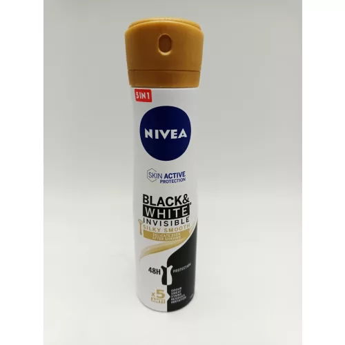 Nivea dezodor 150 ml Invisible B&W Silk Smooth