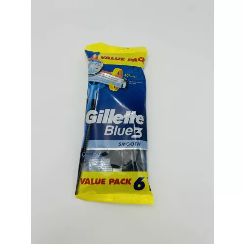 Gillette eldobható borotva 6 db Blue 3 Smooth 