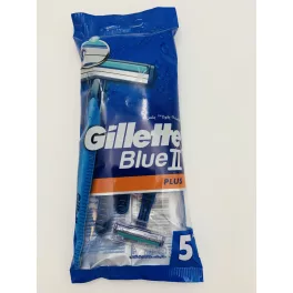 Gillette eldobható borotva 5 db Blue II Plus 