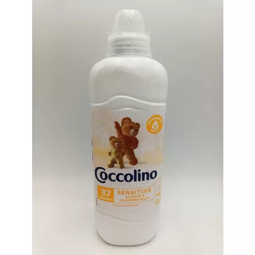 Coccolino öblítő koncentrátum 37 mosás 925 ml Sensitive Almond&Cashmere Balm 