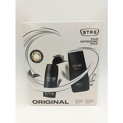 STR8 ajándékcsomag Original tusfürdő 250 ml+deo 150 ml
