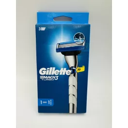 Gillette készülék+borotvabetét Mach3 Turbo 3D/Flexball