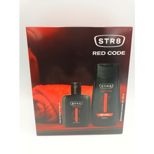 STR8 ajándékcsomag Red Code EDT 100 ml+ tusfürdő 250 ml