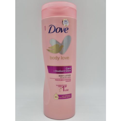 Dove testápoló 400 ml Body Love Care+Radiant Glow