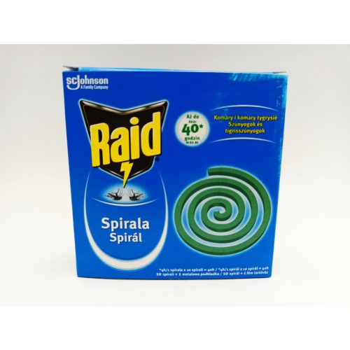 Raid szúnyogirtó spirál 10 db