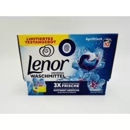   Lenor folyékony kapszula 10 mosás 10 db All in 1 Aprilfrisch Universal