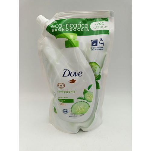 Dove tusfürdő utántöltő 720 ml Eco Refreshing