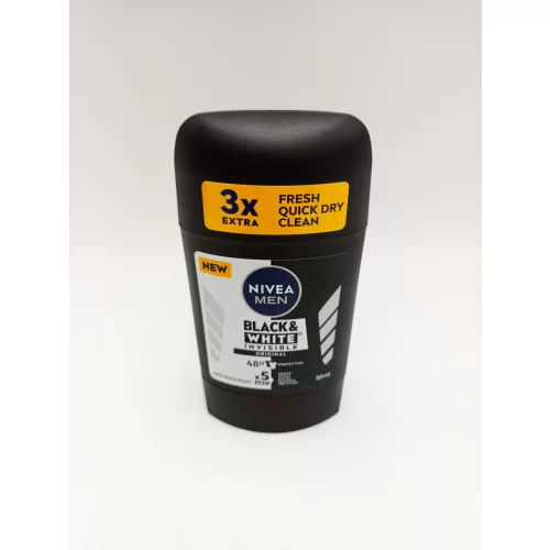Nivea stift férfi 50 ml Invisible B&W Original