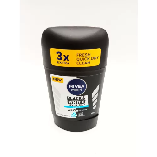 Nivea stift férfi 50 ml Invisible B&W Fresh
