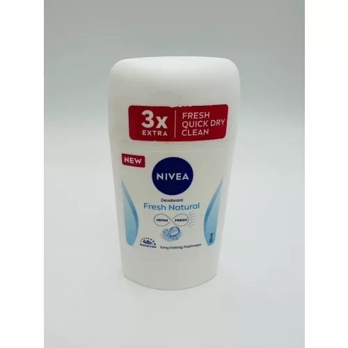 NIvea stift 50 ml Fresh Natural 0%