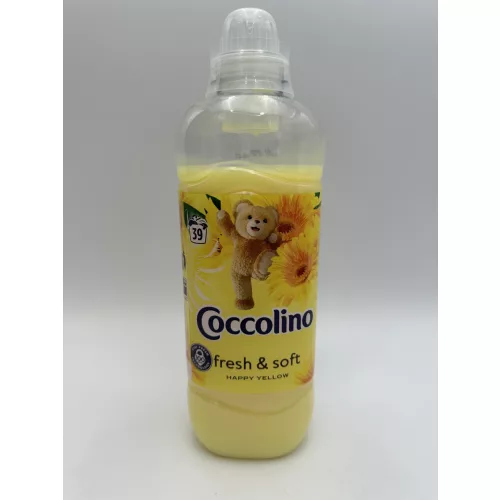 Coccolino öblítő koncentrátum 39 mosás 975 ml Fresh&Soft Happy Yellow