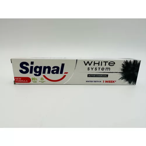 Signal fogkrém 75 ml White System Aktív Szén