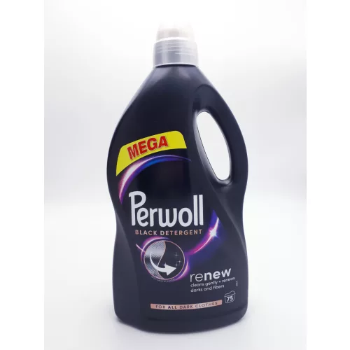 Perwoll folyékony mosószer 75 mosás 3,75 l Renew Black