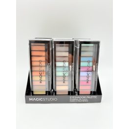   Magic Studio szemhéjfesték paletta 12x1,5g Nudes/Smoke/Fashion