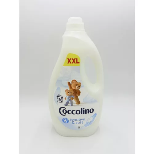 Coccolino öblítő koncentrátum 120 mosás 3 l Sensitive&Soft