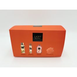  Lady's Secret neszeszer Vanília tusfürdő 250 ml+dezodor 75 ml+testpermet 250 ml+szivacs