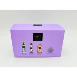   Lady's Secret neszeszer Midnight Bloom tusfürdő 250 ml+dezodor 75 ml+testpermet 250 ml+szivacs