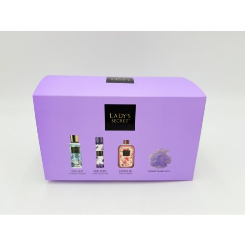 Lady's Secret neszeszer Midnight Bloom tusfürdő 250 ml+dezodor 75 ml+testpermet 250 ml+szivacs