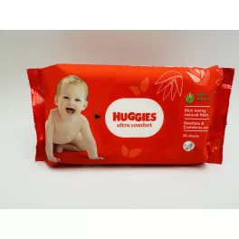 Huggies törlőkendő ut.56 db Ultra Comfort with Aloe Vera