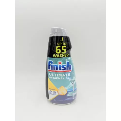 Finish folyékony mosogatószer gépi 2x650 ml Ultimate Hygiene+gel Lemon