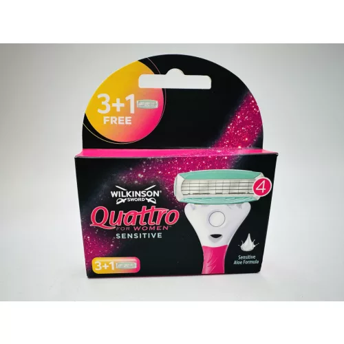 Wilkinson borotvabetét női 4 db Quattro Sensitíve