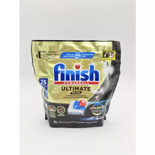 Finish mosogató tabletta 25 mosás 25 db Powerball Ultimate Plus Regular