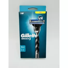 Gillette készülék+3 db borotvabetét Mach3