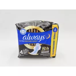 Always eü.betét 10 db Ultra Secure Night Size 4