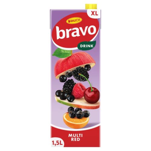 Rauch Bravo Piros Multivitamin 1,5l TETRA