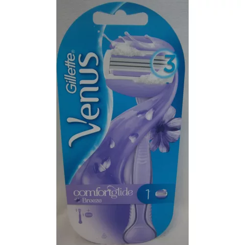 Gillette készülék+borotvabetét női Venus Comfortglide Breeze/Spa Breeze
