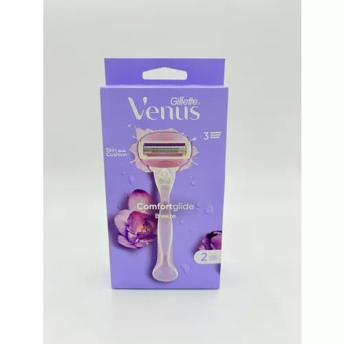 Gillette készülék+2 db borotvabetét női Venus Comfortglide Breeze