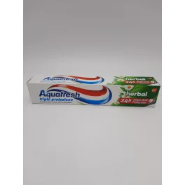Aquafresh fogkrém 75 ml Triple Protection Herbal