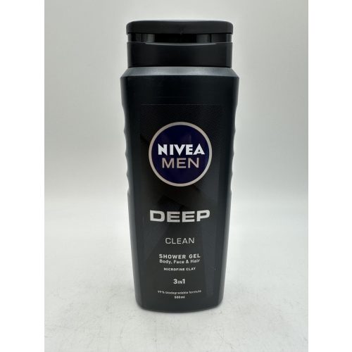 Nivea tusfürdő férfi 500 ml Deep Clean 3in1