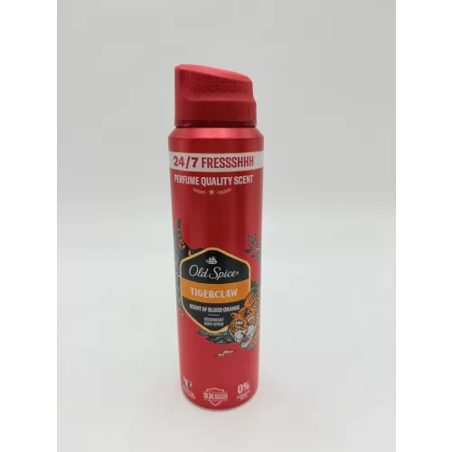 Old Spice dezodor 150 ml Tigerclaw 0% Aluminium